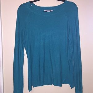 Teal long sleeve sweater